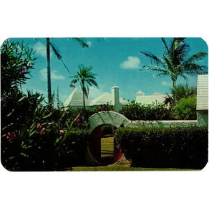 Bermuda Moon Gate Honeymooners Should Walk Through and Make a Wish Postcard